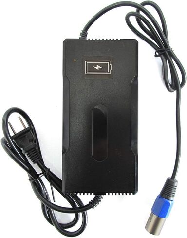 Aunstarwei 54.6V 4A محول شاحن بطارية لبطارية ليثيوم 48V 13S مع موصل XLR 3 دبوس in Kuwait