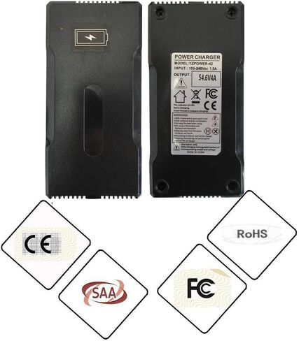 Aunstarwei 54.6V 4A محول شاحن بطارية لبطارية ليثيوم 48V 13S مع موصل XLR 3 دبوس in Kuwait