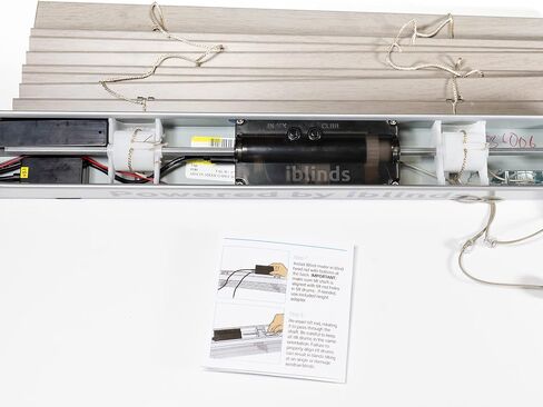 مجموعة أتمتة الستائر الذكية من iblinds v3 Z-Wave Motor - فتاحة ستائر أوتوماتيكية متوافقة مع Alexa & Google Home لنظام التشغيل Windows - إمالة الستائر الآلية الكهربائية الأوتوماتيكية لستائر رفع سلكية أفقية مقاس 2 بوصة in Saudi Arabia