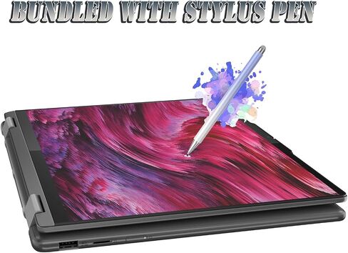 لاب توب لينوفو يوجا 7i 2 في 1 مقاس 0.69 بوصة، شاشة لمس 14 بوصة 2.2K 16:10، Intel Evo 10-Core i7-1355U، 2 x Thunderbolt، Wi-Fi 6، عمر بطارية طويل - 12 ساعة، رمادي Storm Win11 W /قلم ستايلس (ذاكرة وصول عشوائي سعة 16 جيجابايت | محرك أقراص SSD سعة 1 تيرابايت) in Saudi Arabia