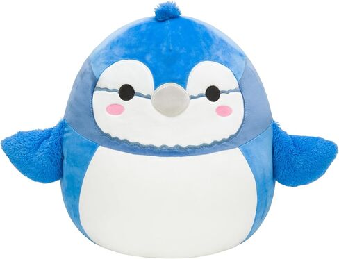 Squishmallows Original 14-Inch Babs Blue Jay with Fuzzy Wings - Large Ultrasoft Official Jazwares Plush in Saudi Arabia