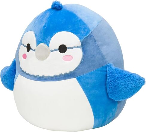 Squishmallows Original 14-Inch Babs Blue Jay with Fuzzy Wings - Large Ultrasoft Official Jazwares Plush in Saudi Arabia