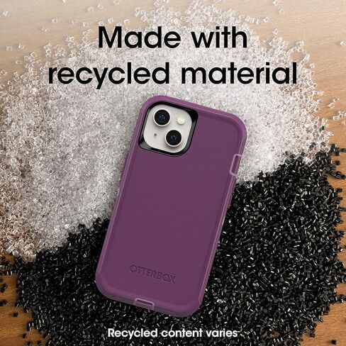 حافظة OtterBox Defender Series بدون شاشة لهاتف iPhone 13 (فقط) - يتضمن مشبك الحافظة - عبوة غير قابلة للبيع بالتجزئة - أسود in Kuwait
