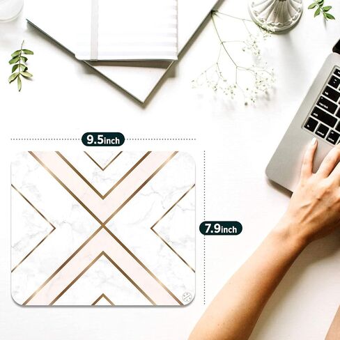 Oriday Productivity Mouse Pad, Gaming Mouse Pad Custom, Inspirational and Motivational Design for Women (Black Chic) in Saudi Arabia