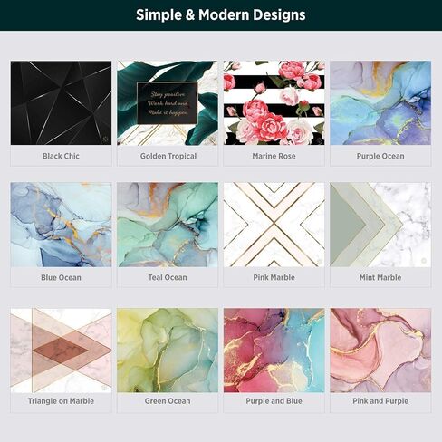 Oriday Productivity Mouse Pad, Gaming Mouse Pad Custom, Inspirational and Motivational Design for Women (Black Chic) in Saudi Arabia
