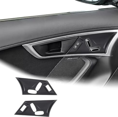 JONKOKO 2 قطعة غطاء ديكور لوحة تعديل المقعد الكهربائي لجاكوار F-Type 2013-2024 مقعد السيارة تعديل زر تبديل الإطار الملحقات الداخلية (ألياف الكربون) in Kuwait