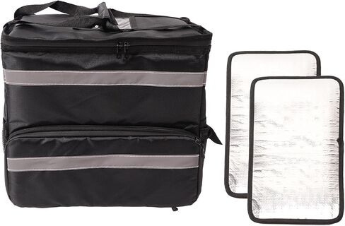 Large Insulated Food Delivery Backpack 50L Pizza Delivery Backpack, Thermal Backpack with Expandable Layer for Camping Travel for Uber for Eats for Deliveroo Thermal Food Bag for Bike in Saudi Arabia