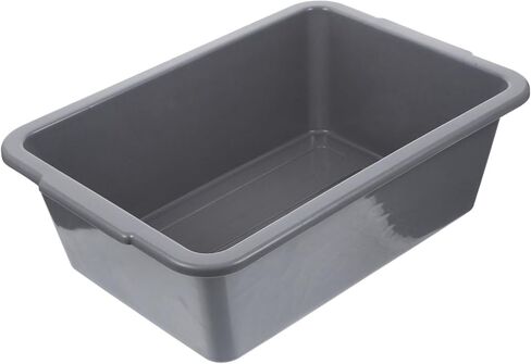 Zerodeko Foot Bath Basin White Storage Bins Washing Basin Tub Utility Bus Tubs Food Service Tub Dish Pan Bus Tub for Restaurant Storage Tub Multifunction Plastic Dishwashing Box in Saudi Arabia