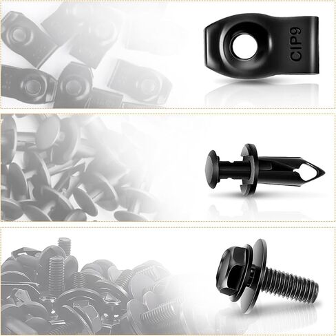 yeshma 35pcs المحرك تحت غطاء سبلاش درع الحرس الجسم البراغي الوفير الحاجز بطانة دفع التجنيب السحابة برشام كليب مقذوف u-المكسرات متوافق مع نيسان إنفينيتي g35 g37 FX35 FX45 EX35 370Z 350Z in Kuwait