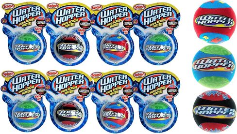 JA-RU Water Skip Ball (8 Pack) Bouncy Water Hopper Ball. Swimming Pool, Lake & Beach Toys. Fun Summer Outdoor Toys. Stocking Stuffers for Kids. 880-8B in Saudi Arabia