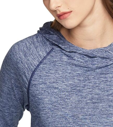 سترة بغطاء للرأس بأكمام طويلة للسيدات من TSLA، سويت شيرت رياضي خفيف الوزن، تي شيرت بغطاء للرأس للأداء النشط in Kuwait