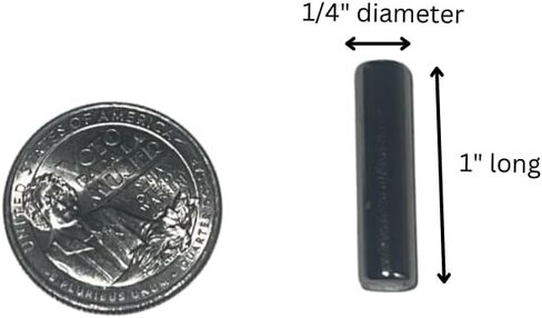 1/4" x 1" Cylinder Neodymium Magnets - Multipurpose, Ultra-Strong Rare Earth Magnets (Pack of 10) in Saudi Arabia