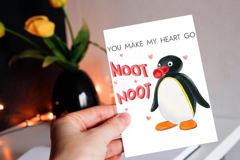 بطاقات Pingu، بطاقات معايدة الذكرى السنوية، بطاقات أحبك المضحكة، بطاقة Pingu Meme، بطاقات معايدة بالألوان المائية، بطاقات مضحكة، برنامج الرسوم المتحركة التلفزيوني للأطفال في التسعينات Pingu، بطاقات Noot Noot، بطاقات عيد ميلاد Meme in Kuwait