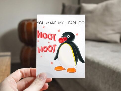 بطاقات Pingu، بطاقات معايدة الذكرى السنوية، بطاقات أحبك المضحكة، بطاقة Pingu Meme، بطاقات معايدة بالألوان المائية، بطاقات مضحكة، برنامج الرسوم المتحركة التلفزيوني للأطفال في التسعينات Pingu، بطاقات Noot Noot، بطاقات عيد ميلاد Meme in Kuwait