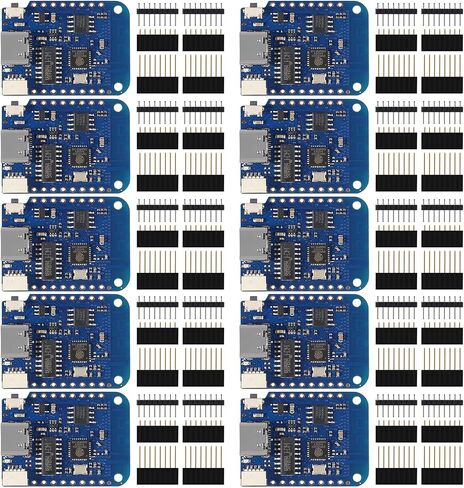 AITRIP 10 قطع WeMos D1 Mini V4.0.0 Type-C USB WiFi إنترنت الأشياء على أساس ESP8266 4 ميجابايت متوافق مع Arduino MicroPython Nodemcu in Saudi Arabia