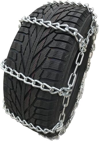 TireChain.com 245/70R19.5، 245/70 19.5 مجموعة من سلاسل إطارات الطين شديدة التحمل مكونة من قطعتين in Saudi Arabia
