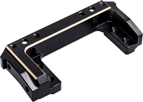 Hobbypark Brass Front Bumper Mount Servo Mounting Bracket Stand Counterweight Compatible with Axial SCX10 II Upgrades 90046 90047 1/10 RC Crawler in Saudi Arabia