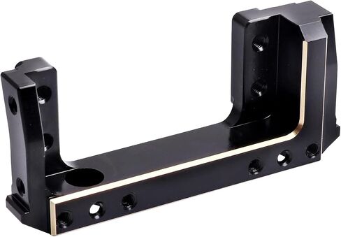 Hobbypark Brass Front Bumper Mount Servo Mounting Bracket Stand Counterweight Compatible with Axial SCX10 II Upgrades 90046 90047 1/10 RC Crawler in Saudi Arabia