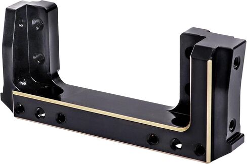 Hobbypark Brass Front Bumper Mount Servo Mounting Bracket Stand Counterweight Compatible with Axial SCX10 II Upgrades 90046 90047 1/10 RC Crawler in Saudi Arabia