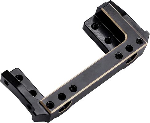 Hobbypark Brass Front Bumper Mount Servo Mounting Bracket Stand Counterweight Compatible with Axial SCX10 II Upgrades 90046 90047 1/10 RC Crawler in Saudi Arabia