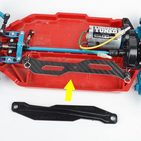 لوحة تركيب بطارية من ألياف الكربون لترقيات Tamiya TT-02 TT02 in Kuwait