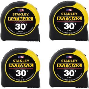 Stanley Hand Tools 33-730 1-1/4" X 30' FatMax® Tape Measure, 4-Pack in Kuwait
