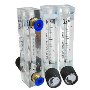 1 قطعة 25-600 مللي/دقيقة 0.1-2L/دقيقة دفع في صالح 6-10 مللي متر OD أنبوب أكريليك LZM-6T لوحة مقياس دوار غاز ثاني أكسيد الكربون مع صمام (40-400 مللي في الدقيقة ، أنبوب مناسب OD 10 مللي متر) in Kuwait
