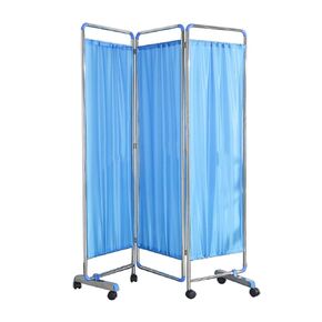 3-Panel Mobile Medical Privacy Screen Room Divider, 6-Foot-Tall Temporary Enclosure for Clinics, Patients, and Examination Rooms, Saving Space in Kuwait
