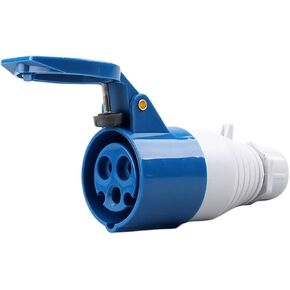 Industrial Plug Aviation Socket 16/32A Connector 3-core 5 Three-Phase Four-Wire 380 Docking Non-Explosion-Proof(5-core16Aconcealedsocket(solidcopper)) in Kuwait