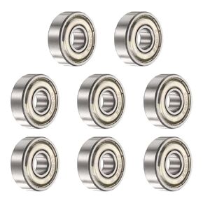 PATIKIL 699ZZ 9mm x 20mm x 6mm Deep Groove Ball Bearing, 8Pcs Double Metal Sealed Miniature Industrial Bearings for Electric Motor Industrial Machine Skateboard Roller Skate in Kuwait