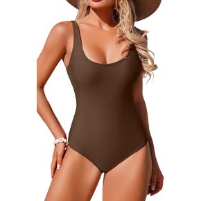Women's Slimming One Piece Tummy Control Shapewear Swimsuit Crisscross Backless Sexy Bathing Suit 2026 in Saudi Arabia