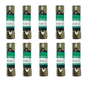 10-Pack New FLM-5 FLM 5A 250Vac Time Delay Fuse,FLM-5A Current Limiting Cartridge Fuses in Kuwait