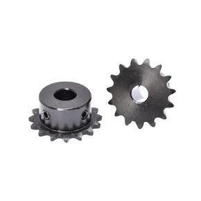 Steel Heavy Duty Motor Pinion Gear 12-40Teeth 04C Bore 8mm Industrial Sprocket Wheel Motor Drive Gear Steel(04C 12T) in Kuwait