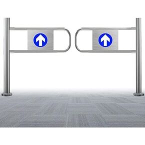 Automatic Swing Gate, One-Way Safety Entrance with Rebound, Ideal for Supermarkets, Factories, and Stores in Kuwait