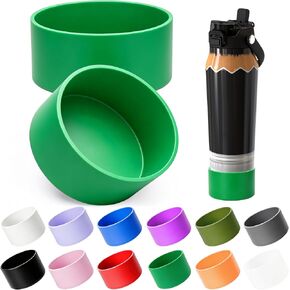 Silicone Water Bottle Boot for Frost Buddy Water Bottle 32oz - 2PCS Anti-Slip Protective Sleeve Bottom Bumper Protector, Rubber Bottom for Tumbler, Bottle Boot 32oz for School, Outdoor in Kuwait