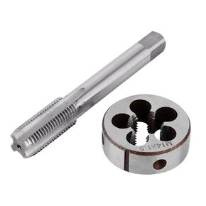 1set Straight Flute Machine Taps Right Hand Pipe Tap Die Steel Threading Working Tools in Saudi Arabia