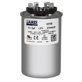 1172091-35 + 3 uf MFD 370 Volt VAC - ICP Comfort Maker Round Dual Run Capacitor Upgrade in Kuwait