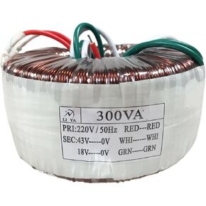 محول حلقي 300 واط AC220V إلى 43V18V عزل النحاس النقي مصدر طاقة أحادي الطور in Kuwait