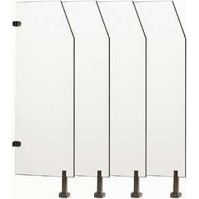 Urinal Screen Toilet Partition,Urinal Partition Extender, Extra Protection and Privacy Men Urinal Privacy Screen Toilet Partition, Hotel Toilet Partition,Black-2 pcs in Saudi Arabia