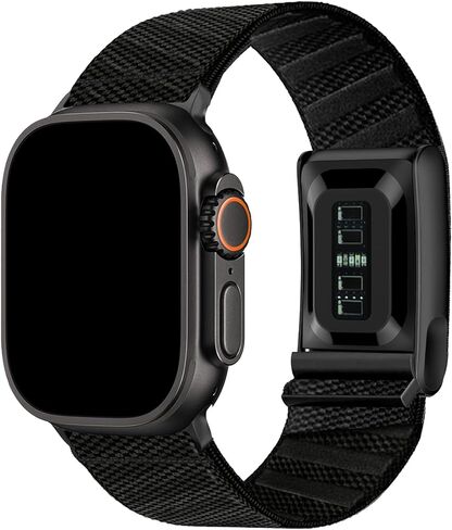 Nylon Sport Band for Whoop 5.0 + Apple Watch Combo Band- Adjustable Elastic Breathable Hybrid Strap for Whoop 5.0 & Apple watch 1/2/3/4/5/6/7/8/9/10/11/SE/Ultra in Saudi Arabia
