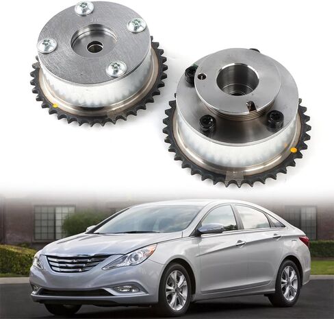 2pcs Camshaft Variable Valve Timing Gears Sprockets 24350-3CGA1 24370-3CGA0 Fits for Hyundai Kia 2014-2019 3.3L 3.8L After-Market Parts in Saudi Arabia
