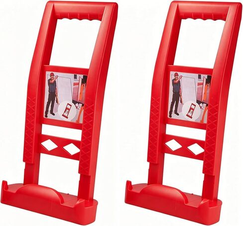 2 Pack Drywall Carrier, 176Lbs Load Bearing Plastic Panel Carrier Tool | Anti-pinch, ABS Plastic, Lightweight, Ergonomic Handling, For Drywall Plywood Glass Board Plasterboard MDF in Kuwait