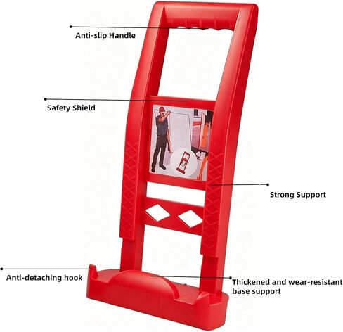 2 Pack Drywall Carrier, 176Lbs Load Bearing Plastic Panel Carrier Tool | Anti-pinch, ABS Plastic, Lightweight, Ergonomic Handling, For Drywall Plywood Glass Board Plasterboard MDF in Kuwait