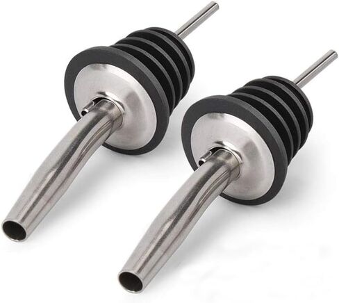 2 Pcs Stainless Steel Speed Pour Spouts, Olive Oil Dispenser Spout for 3/4" Bottle Mouth in Kuwait