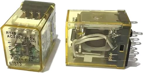 1 قطعة مرحل كهربائي متوسط ​​RY4S-UL-AC24V 24VAC 14 دبوس in Kuwait