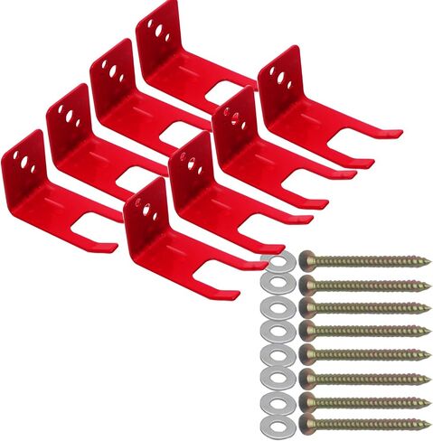 Fire Extinguisher Mounts & Brackets,8 Pack Fire Extinguisher Brackets and Holders, Fire Extinguisher Wall Hook Holder Hanger for 5 to 13 lbs fire Extinguisher Mount in Kuwait