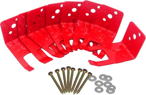 Fire Extinguisher Mounts & Brackets,8 Pack Fire Extinguisher Brackets and Holders, Fire Extinguisher Wall Hook Holder Hanger for 5 to 13 lbs fire Extinguisher Mount in Kuwait