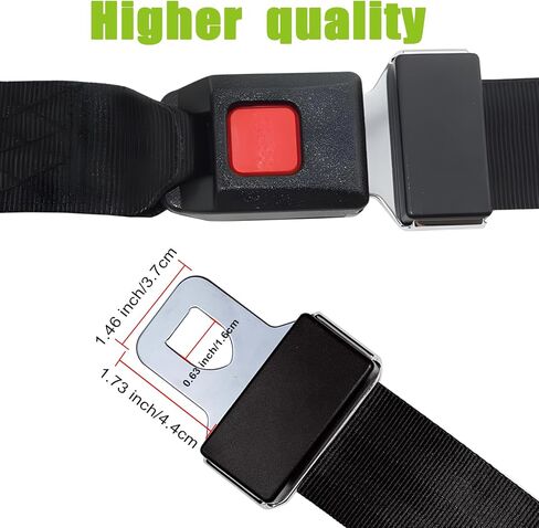 2 Pack Universal Golf Cart Seat Belt, Adjustable Seat Belts for Go Kart, Buggies, UTV, Truck, Club Golf Cart and Other Vehicles, 54 Inch in Kuwait