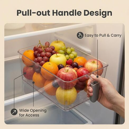 2 Pack Ice Storage Bin for Freezer, Clear Plastic with Scoop and Tongs | Clear plastic ice bin set has 2 bins with handles, 2 scoops, and 2 ice tongs. Great for freezer and fridge storage. in Kuwait