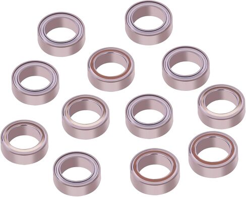 12PCS Ball Bearing 6.35x9.525x3.175mm for 1/14 H14BM 14301 14302 14209 14210 1/16 H16 H16BM H16PL H16DR 16207 16208 16209 Series Upgrades Part in Kuwait